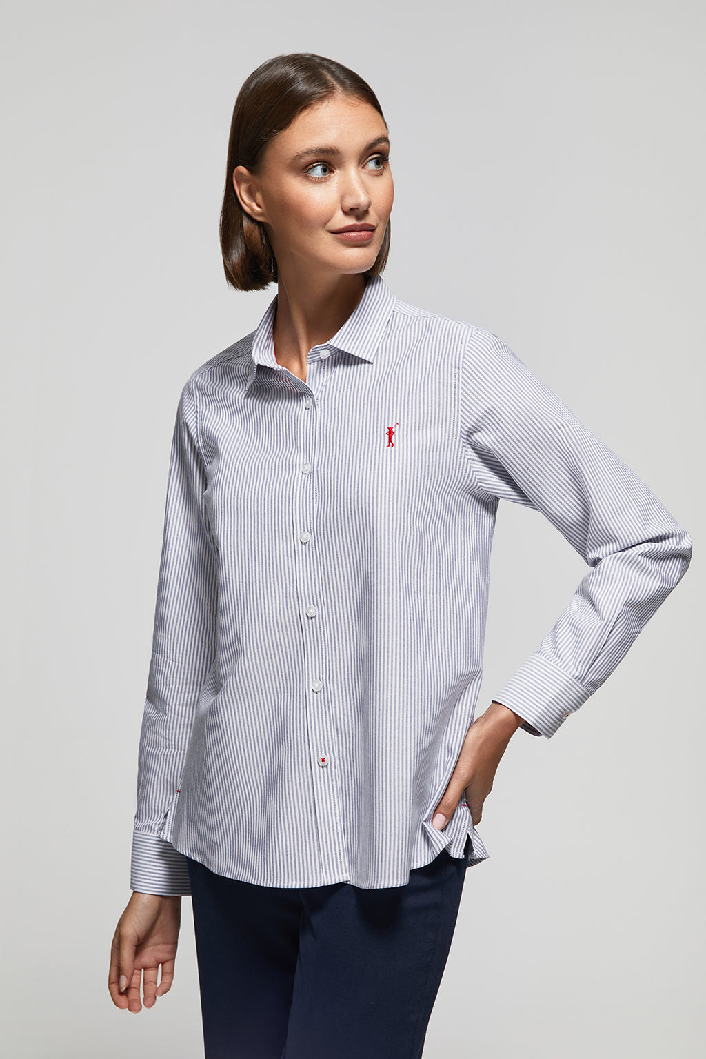 Camisa de Rayas Royal Polo Club para Mujer