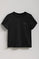 Camiseta Tori boxy fit negra con print engomado Regular Block Polo Club