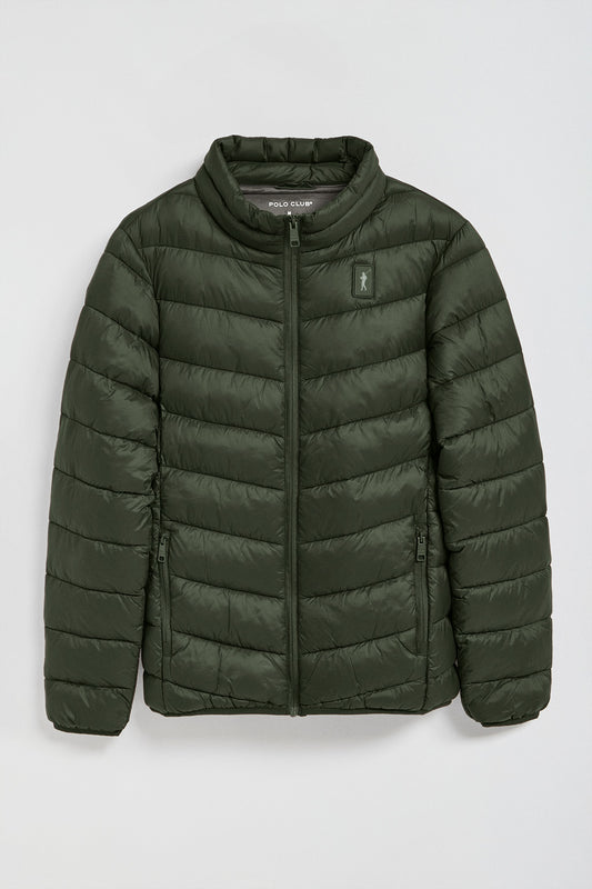 Dark-green ultralight jacket Chase with Rigby Go patch