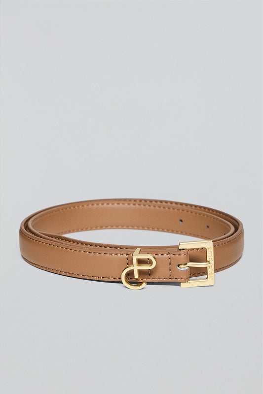 Brown belt Beth with PC monogram detail