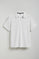 White buttonless Pascal polo shirt with Polo Club embroidered logo