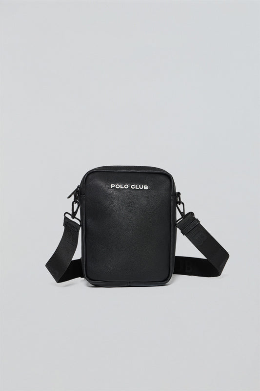 Bolso bandolera negra Radley con detalles Polo Club