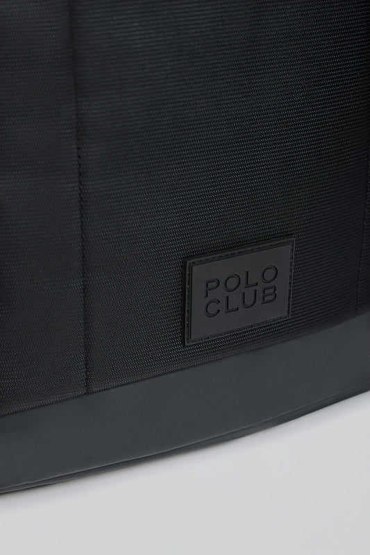 Black backpack Tribeca with Polo Club details