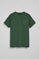 Camiseta verde garment dye con logo engomado Polo Club