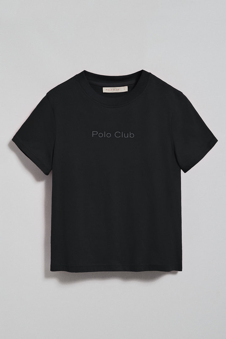 T-shirt Tori preta com logo Minimal Combo Polo Club