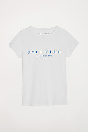 Camiseta negra con estampación – Polo Club