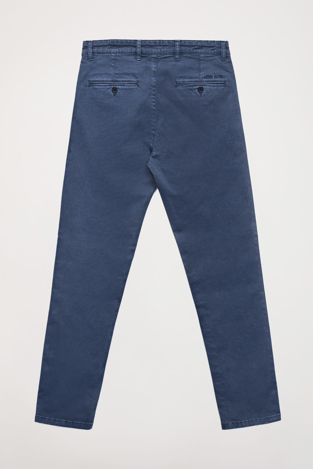 Pantalón Azul Eléctrico Hombre, Casual Slim Fit, Chain Tapered – PN703